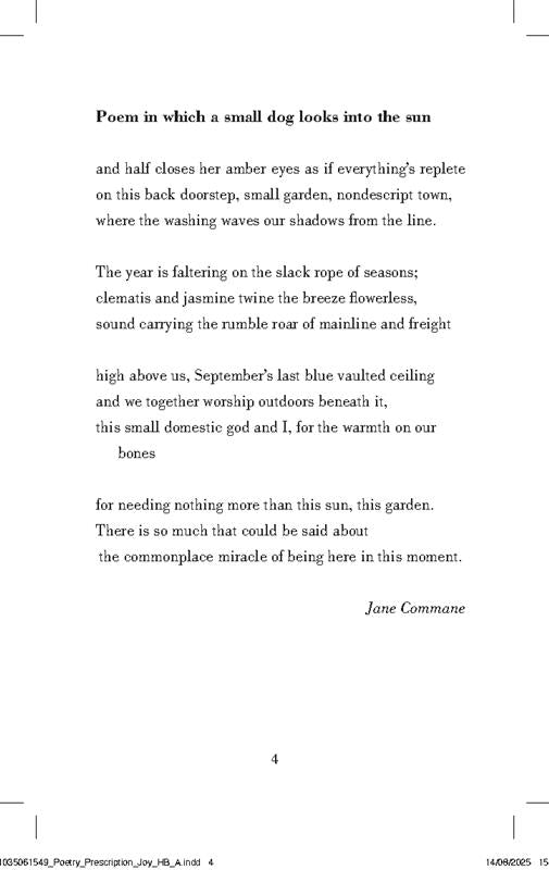 Poetry Prescription: Joy