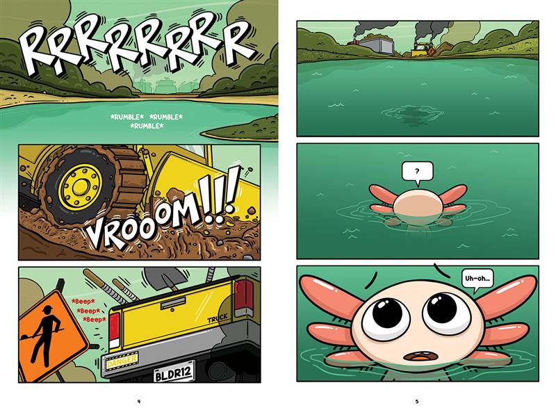 Max, a Little Axolotl #1 (An Original Graphic Novel)