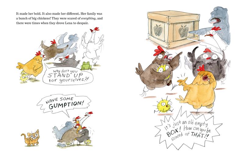 Lena the Chicken (But Really a Dinosaur!)