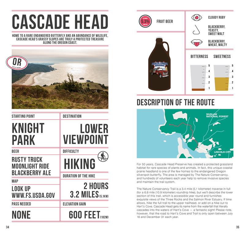 Beer Hiking Pacific Northwest 2nd Edition