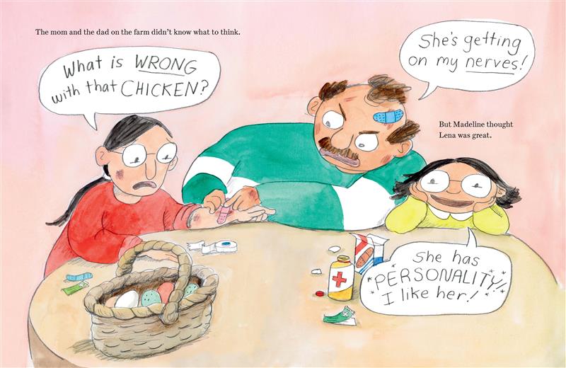 Lena the Chicken (But Really a Dinosaur!)