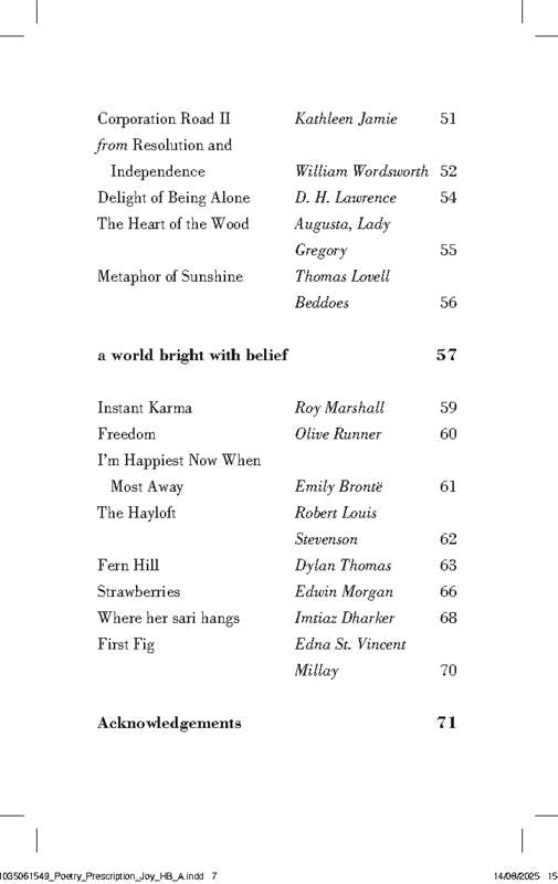 Poetry Prescription: Joy